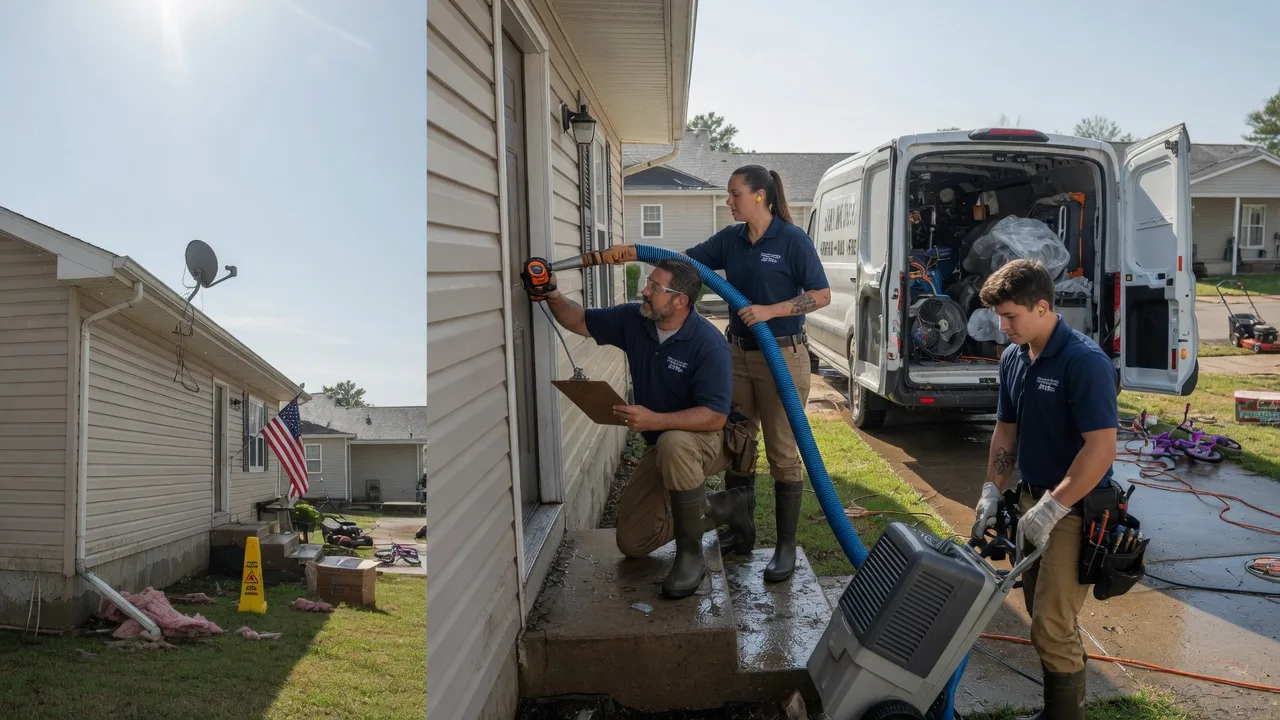Ceiling Water Damage Restoration in Woodburn, IA near me